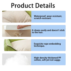 Large Dog Bed Waterproof Dog Bed for Big Dogs Summer Cooling Cat Bed Soft Sleeping Pet Mat All Seasons Puppy Mat for Chihuahua