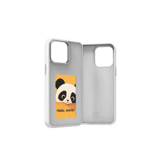 Aumengear DIY Smart Eink 4 Colors Display Screen NFC Phone Case for Phone 13 14 15 Pro Max Magic Designer Casing Phone Back Cove