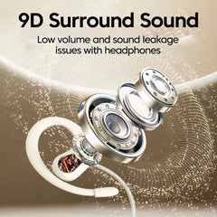 3.5mm/Type-C Wired Headphones Hook-on Ear HD Noise Cancelling Call Earphones With Dual Mic Headset For Cellphone Computer Earbud