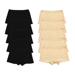 10PCS Fast Shipping M-XL 95% Cotton Boxer Shorts Women Sports Panties Yoga Panty for Female Underpants