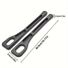 2pc Car Seat Gap Filler Organizer Pu Waterproof Car Seat Gap Plug