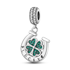 Charms Bead 925 Sterling Silver Pink Butterfly Luminous Firefly Dangle