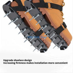 L8RC Professional Gardening Spikes Shoes Spiked Shoes For Effortless Lawn Oxygenation