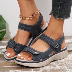 Summer Wedge Sandals for Women 2026 New Fashion Non Slip Beach Shoes Woman Lightweight Casual Platform Plus Size Sandals Women