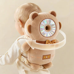 1pc Baby Head Protector Pillow - Protective Backpack, Anti-Fall Head Pillow, Adjustable Baby Head Protection Pad, Comfortable, Cute Cartoon Design, Suitable for Baby Walking and Crawling