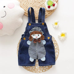 IENENS Summer Kids Baby Boys Jumper Pants Denim Shorts Jeans Overalls Toddler Infant Girl Playsuit Clothes Clothing Trousers