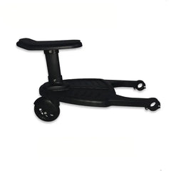 Universal Strollers Step Board Adapter with Seat Second Child Jogger Twins Scooter Baby Pram Hitchhiker Bumper