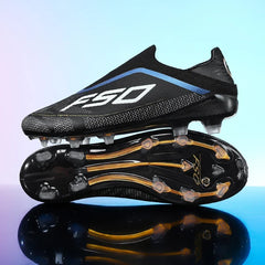 New Men Football Boots Non-Slip Boys Sneakers Soccer Shoes Grass Cleats High-quality Match Outdoor Hot-selling High-top Light