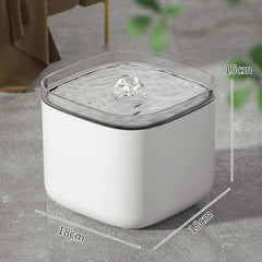 3L Cat Water Fountain – USB Electric, Auto-Recirculating, Silent Pump, Large Capacity Pet Water Dispenser | FlipStylez LLC®