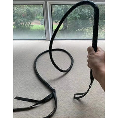 1Pcs Paddles Horse Whip With Handle Leather Equestrian Training Pointer 1.8m Portable Racing Riding Crop for Horse Training