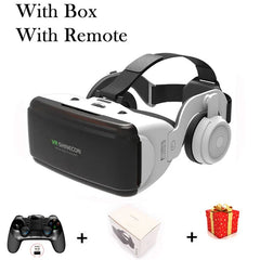 Shinecon Viar Virtual Reality VR Glasses Headset 3D Device Helmet Goggles Lenses For Smartphone Smart Phone Game Cell Mobile Set