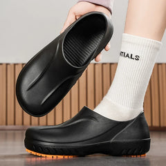 Four Seasons Anti-Slip Chef Shoes Workwear for KFC Restaurant Kitchen Hotel Oil Resistant Waterproof Cross-Border Work Shoes