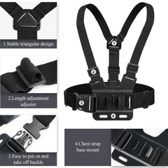 Camera Phone Chest Mount Laptop Harness Phone Holder Strap Clip POV Holder for iPhone 17 16 Android Gopro 12 Camera Smartphone Photography Kits