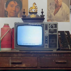 99% new Playable black and white TV vintage