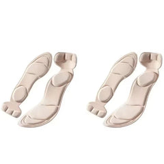 Memory Foam Insoles Women High-heel Shoes Insoles Anti-slip Cutable Insole Comfort Breathable Heel Protection Massage Shoe Pads