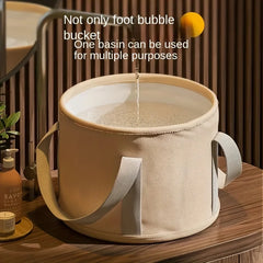 Foldable Portable Folding Foot Soak Bath Tub with Heat Preservation - Multifunctional Deep Basin, Foot Spa Bucket massagem