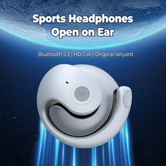Wireless Bone Conduction Earphones Ear Hook Bluetooth 5.4 Headphones HiFi 9D Stereo Noise Earphones Outdoor Sports