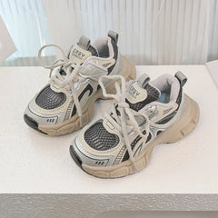 Spring Autumn New Kids Sneakers for Girls Fashion Lightweight Boys Sports Shoes School Causal Children Basketball Shoes Unisex