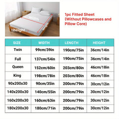 1pc Cooling Fitted Sheet Made of 100% Cooling Nylon, Waterproof Bed