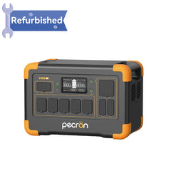 Refurbished-PECRON Portable Power Station E1000LFP, 1024Wh/1800W LiFePO4 Battery Backup, Solar Generator Expandable to 4096Wh, Fast Charging Power Station for Emergencies, Camping, RV, Home Use