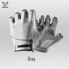 Veidoorn Men's Women's Workout Gloves for Gym Weight Lifting Non-Slip Palm with Padding Breathable Towel Finger for Sweat Wipe