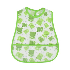 2023new Cartoon Pattern EVA Waterproof Pocket Lunch Feeding Bibs