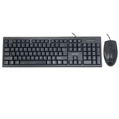 MANMU MJS-016™ Wired Ergonomic Keyboard & Mouse Combo Set – USB, 1200 DPI, CE Certified, Home & Office Gaming Setup | FlipStylez LLC®