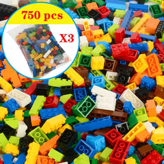 1000 Pcs Parts 500 Pieces Creative Designer DIY Toys Boy Girl Friend Model Building Blocks MOC Classical Bricks Christmas Gift