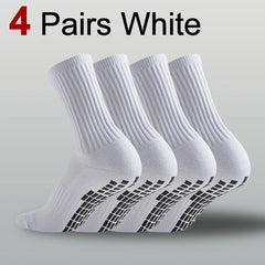 1/4/10 Pairs Neutral Anti Slip Football Socks Spring Summer Absorbing Sweat Breathable Basketball Running Leisure Sports Socks