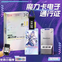 Monicard Magic Card Electronic Pass Badge NFC Bluetooth Smart Digital Badge Customizable GIF Screen Anime Trendy Pendant Gifts