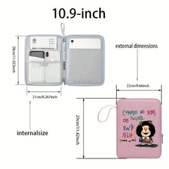 Shockproof Tablet Sleeve for iPad 10.9/12.9inch Tablet Bag Portable Large Capacity Storage Tablet Carrying Case Tech Accessory