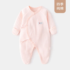 Hand-Wrapped Foot Onesie Baby Cotton Butterfly Clothes Newborn Clothes Newborn Baby Monk Clothes Ha Yi Climbing Clothes