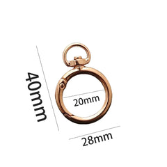 5Pcs Heart Shape Rotation Alloy Lobster Spring Clasps Openable Key Ring  Hook Carabiner Connector Dog Chain Buckles DIY Jewelry