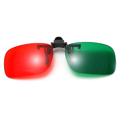 Wholesale Red Blue Green 3D Glasses Black Frame For Dimensional Anaglyph Movie TV Glasses For 3D Movies
