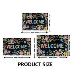 Vintage Style Small Carpet Bohemian Ethnic Style Living Room Bedroom Bathroom Kitchen Anti Slip Entrance Door Mat Home Rug