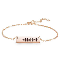 🎵✨ Scannable Music Code Bar Anklet – Wear Your Favorite Song!🎵✨
