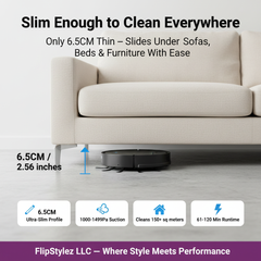 🤖✨Oubao™ OB8s Smart Robot Vacuum Cleaner – 3-in-1 Sweep, Vacuum & Mop | One-Touch Operation | USB Charging | Black & White | 150+ sq m Coverage