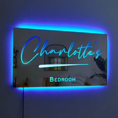 💡✨Personalized LED Light Up Name Mirror – See Your Name in Lights!💡✨