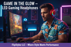 Wireless Bluetooth 5.0 HiFi Over-Ear Headphones | Foldable | Low Latency | Sports Office Gaming | White Black Gray Red