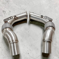 Race Downpipe For BMW F10 M5 and F12, F06, F13 M6 including Competition (S63 Engine) | Palenon Performance