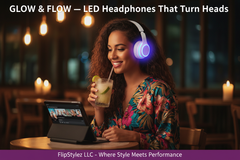 Wireless Bluetooth 5.0 HiFi Over-Ear Headphones | Foldable | Low Latency | Sports Office Gaming | White Black Gray Red