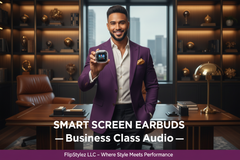 AIR MAX Wireless Earbuds | 144-Language Real-Time Translation | ANC+ENC HiFi Bluetooth 5.4 TWS Headphones