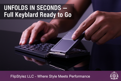 Wireless Tri-Fold Bluetooth Keyboard with Touchpad | Foldable | 81 Keys | 35Hr Battery | Phone Tablet PC Mac